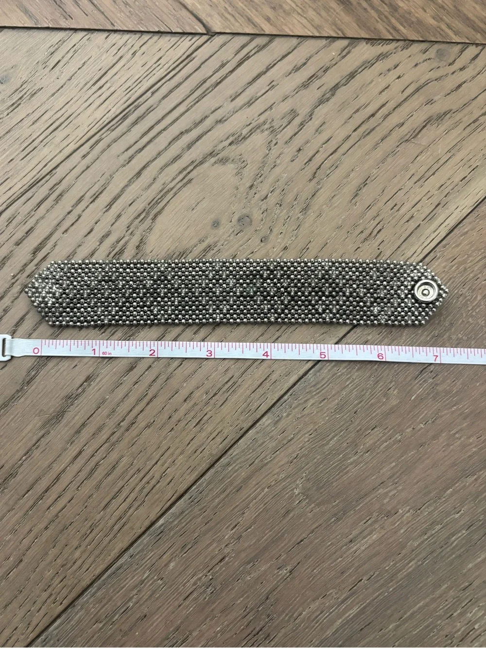 SG Liquid Metal by Sergio Gutierrez Wide Mesh Bracelet